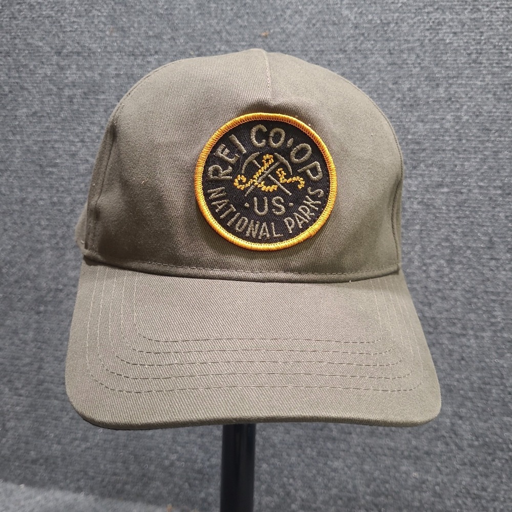 REI CO Op US National Parks Baseball Hat Outdoor Climbing Hiking Pick Rope